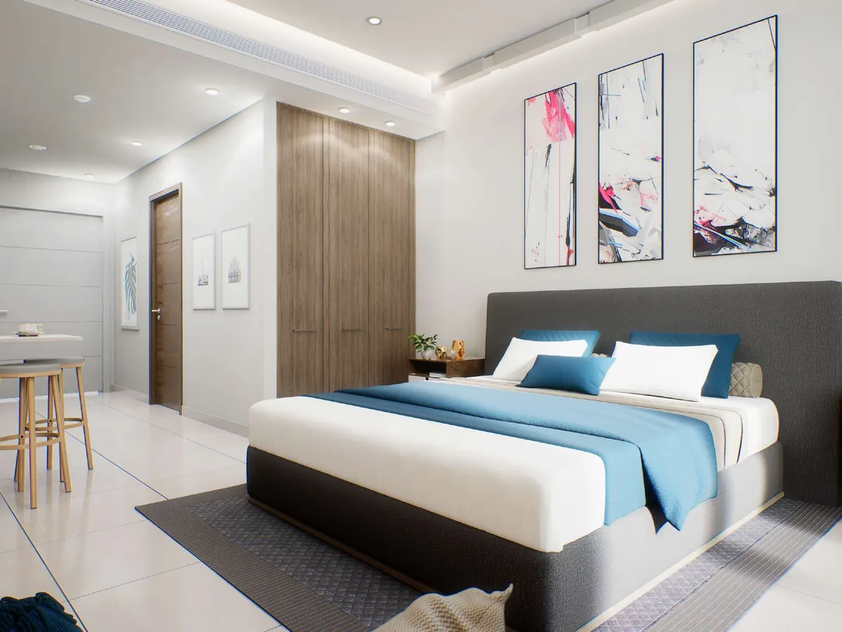Render of a bedroom